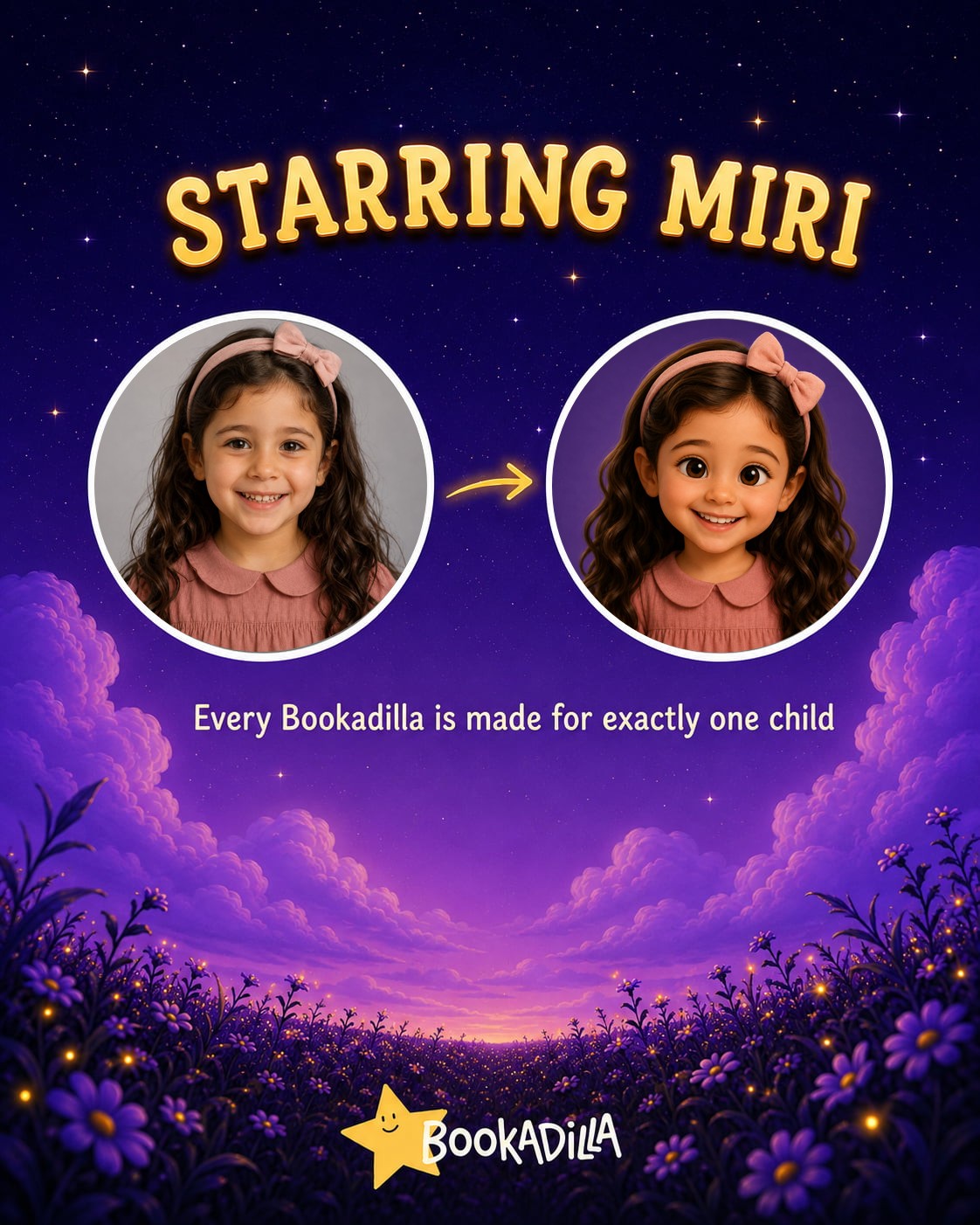 Back cover: Miri and the Fallen Star