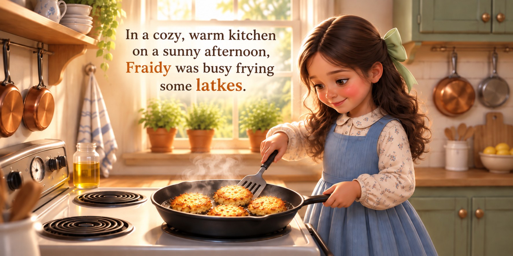 The Runaway Latke, page 1