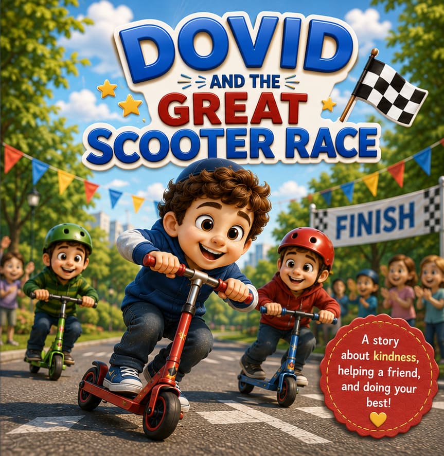 Dovid and the Great Scooter Race